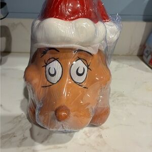 New Max the Dog Grinch Cookie Jar